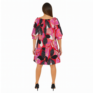 Tropical Bloom Off-Shoulder Dress - Image 2