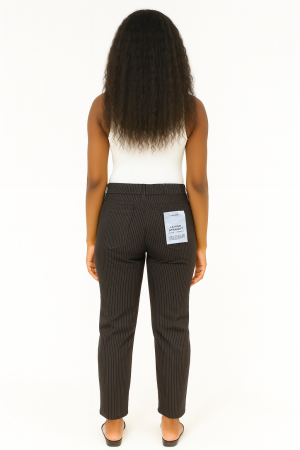 Frame Le High Straight Pinstripe Jeans - Size 24 - Image 2