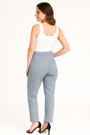 Avec Les Filles Light Blue Straight-Leg Pants - Size 27 - Image 2