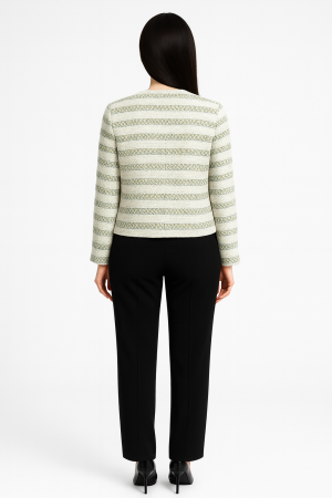 Bagatelle Collection New York Striped Jacket – Size M - Image 2
