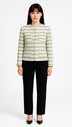 Bagatelle Collection New York Striped Jacket – Size M