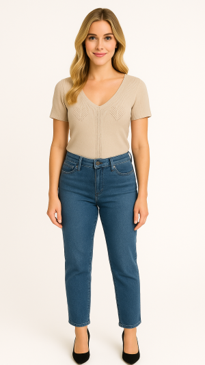 Bagatelle Beige Knit Top