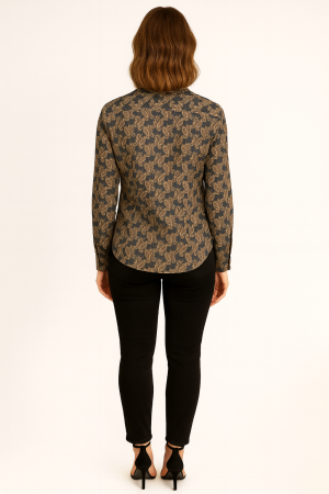 Brian Dales Paisley Print Shirt – Size M - Image 2