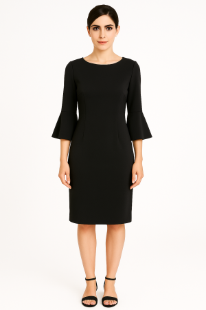 Calvin Klein Black Sheath Dress — Size 4