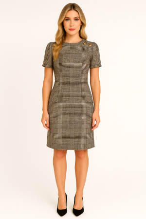 Donna Karan New York Houndstooth Dress – Size 2