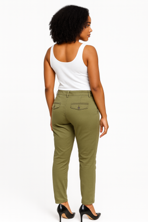 Rag & Bone Olive Cotton Pants - Size 23 - Image 2